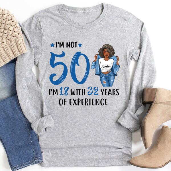 Personalized Birthday T Shirt, Chapter 50, Fabulous Since 1971 50th Birthday Unique T Shirt For Woman, Her Gifts For 50 Years Old , Turning 50 Birthday Cotton Shirt