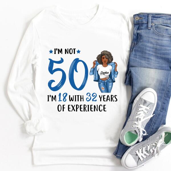 Personalized Birthday T Shirt, Chapter 50, Fabulous Since 1971 50th Birthday Unique T Shirt For Woman, Her Gifts For 50 Years Old , Turning 50 Birthday Cotton Shirt