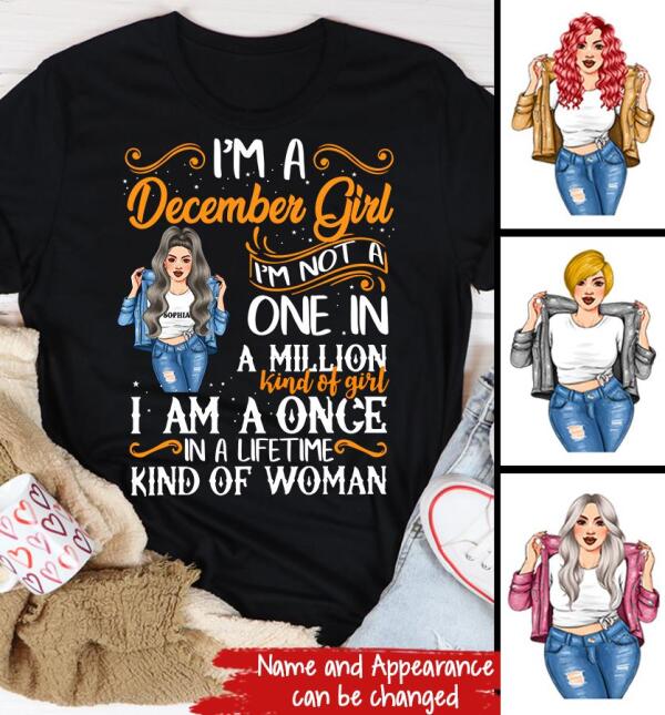 Personalized Birthday T Shirt, December Birthday Shirt, December Birthday Gifts