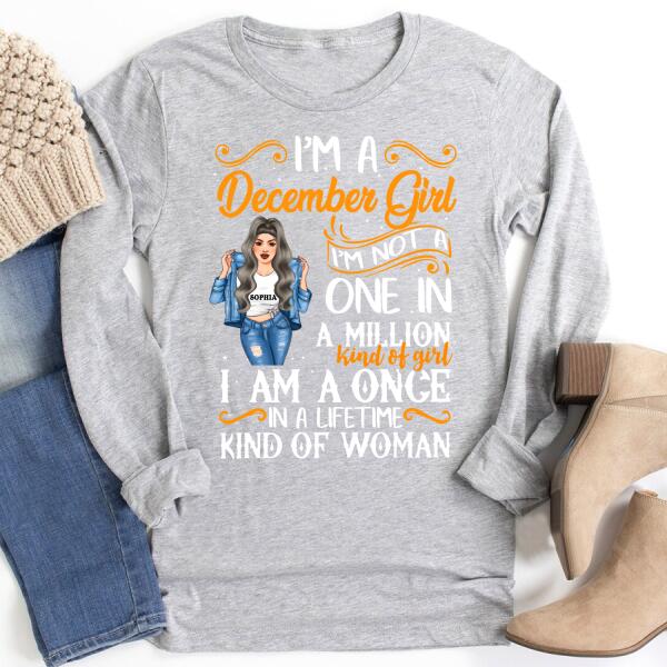 Personalized Birthday T Shirt, December Birthday Shirt, December Birthday Gifts