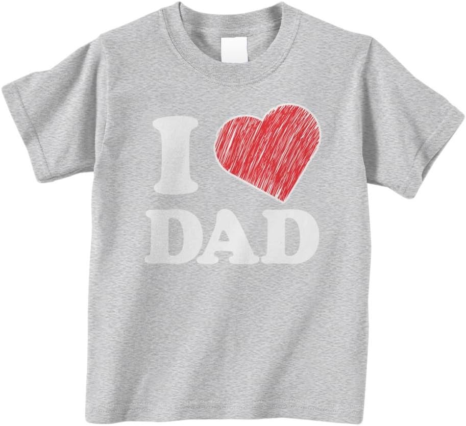 Threadrock Little Boys&#39; I Love Dad Infant\/Toddler