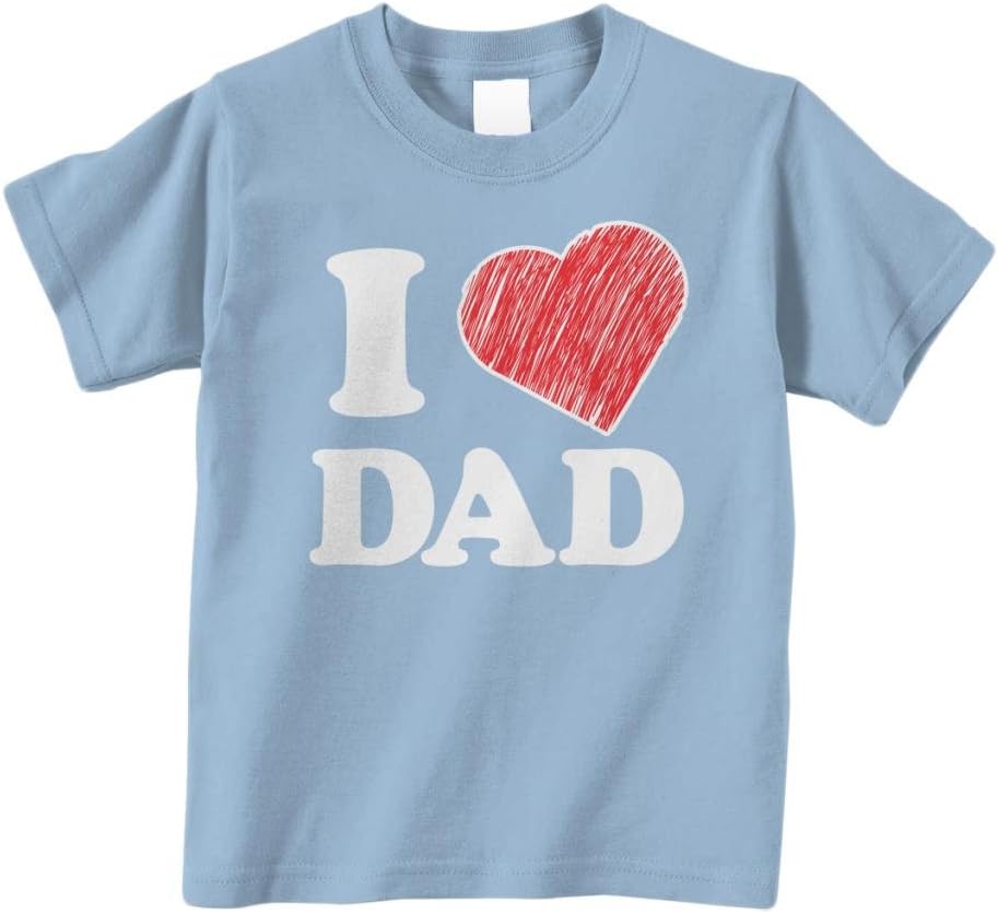 Threadrock Little Boys&#39; I Love Dad Infant\/Toddler