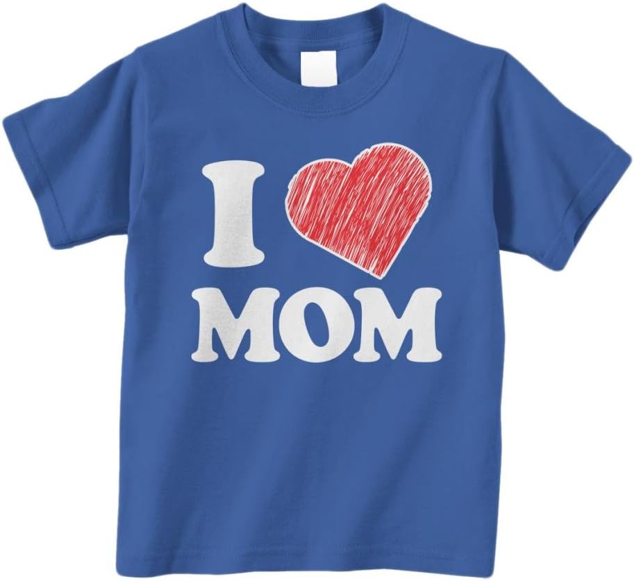 Threadrock Little Boys&#39; I Love Mom Infant\/Toddler