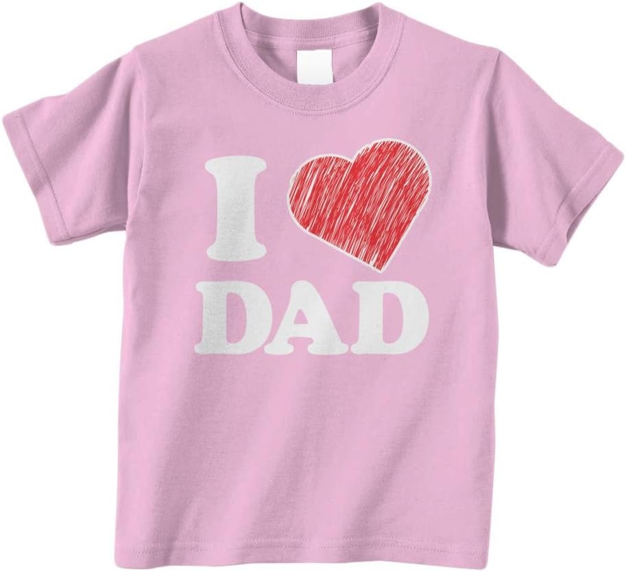 Threadrock Little Boys&#39; I Love Dad Infant\/Toddler