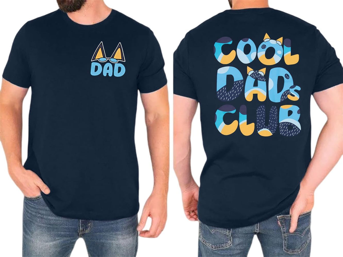 Dad Shirt Men Cool Dad Club T-Shirts Father&#39;s Day Tops Dad Birthday Gift Tees Dad Life Clothes