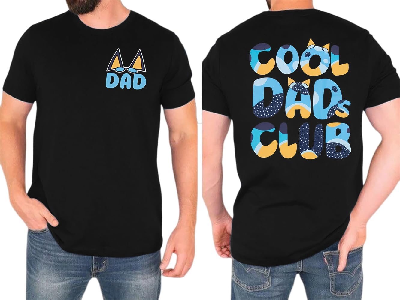 Dad Shirt Men Cool Dad Club T-Shirts Father's Day Tops Dad Birthday Gift Tees Dad Life Clothes