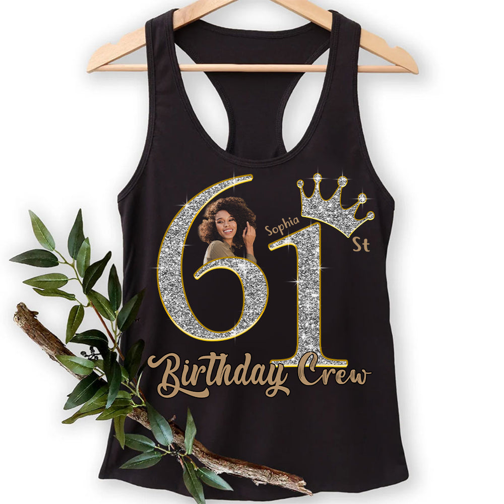 61st Birthday Shirts, Custom Photo Birthday Shirts, Turning 61 Shirt, Gifts For Women Turning 61, 61 And Fabulous Shirt, 61st Birthday Shirts For Her-YPT-HCT
