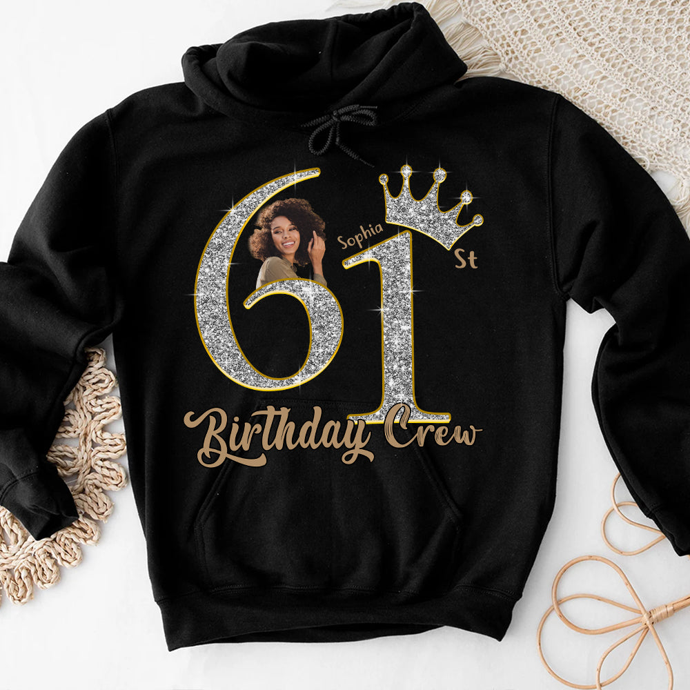 61st Birthday Shirts, Custom Photo Birthday Shirts, Turning 61 Shirt, Gifts For Women Turning 61, 61 And Fabulous Shirt, 61st Birthday Shirts For Her-YPT-HCT