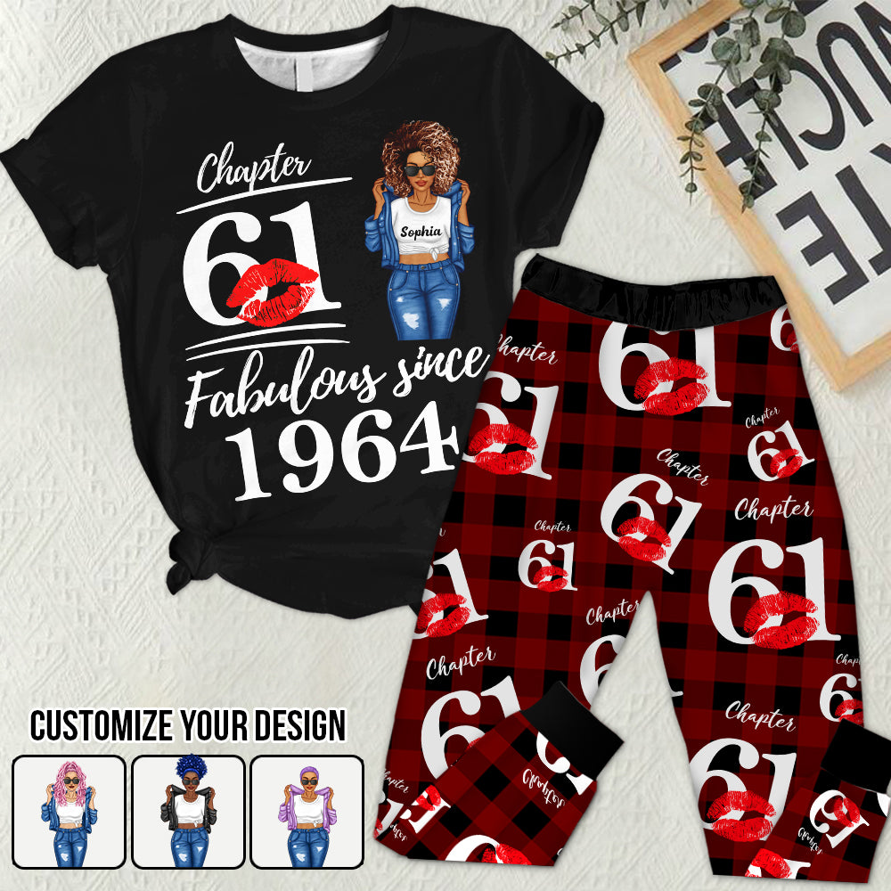 Premium Pajamas Set - Gift Ideas For 61st Birthday, 1964 Birthday Gifts Ideas, Gift Ideas 61st Birthday Woman - HCT