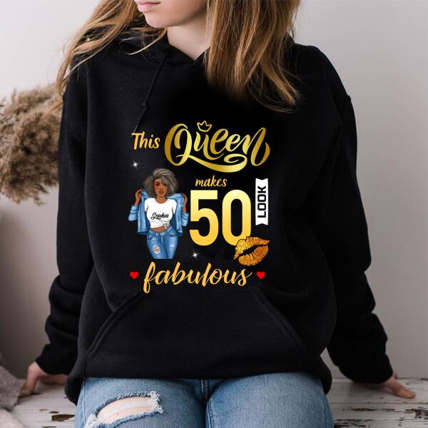 Custom birthday shirts, Chapter 50, Fabulous Since 1972 50th Birthday Unique T Shirt For Woman, Her Gifts For 50 Years Old, Turning 50 Birthday Cotton Shirt