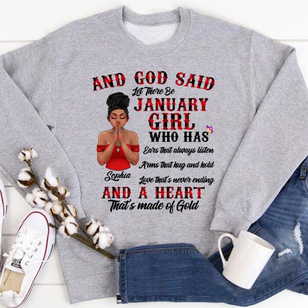 January Birthday Shirt, Custom Birthday Shirt, Queens Born In January, January Birthday Gifts, January Birthday Gifts