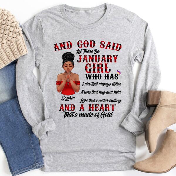 January Birthday Shirt, Custom Birthday Shirt, Queens Born In January, January Birthday Gifts, January Birthday Gifts