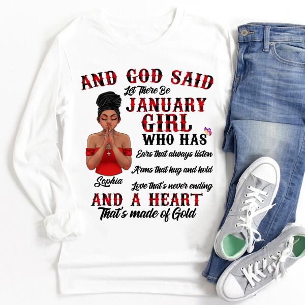 January Birthday Shirt, Custom Birthday Shirt, Queens Born In January, January Birthday Gifts, January Birthday Gifts