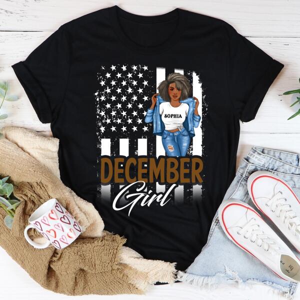 December Birthday Shirt, Custom Birthday Shirt, Queens Born In December, December Birthday Gifts, December Birthday Gifts