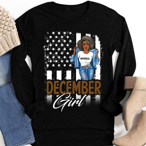 December Birthday Shirt, Custom Birthday Shirt, Queens Born In December, December Birthday Gifts, December Birthday Gifts