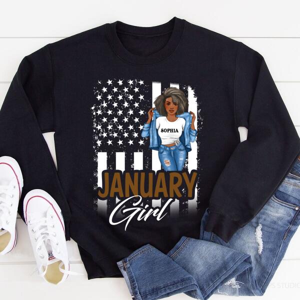 January Birthday Shirt, Custom Birthday Shirt, Queens Born In January, January Birthday Gifts, January Birthday Gifts