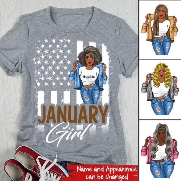 January Birthday Shirt, Custom Birthday Shirt, Queens Born In January, January Birthday Gifts, January Birthday Gifts