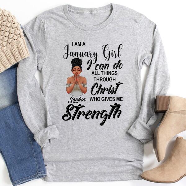 January Birthday Shirt, Custom Birthday Shirt, Queens Born In January, January Birthday Gifts, January Birthday Gifts