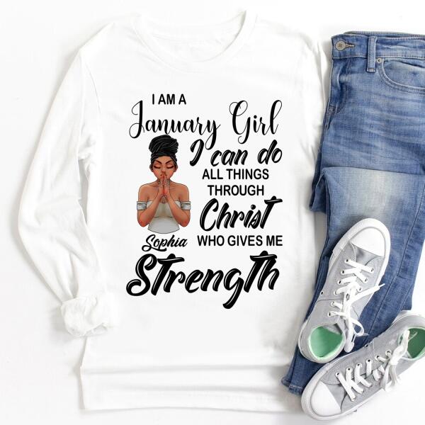 January Birthday Shirt, Custom Birthday Shirt, Queens Born In January, January Birthday Gifts, January Birthday Gifts