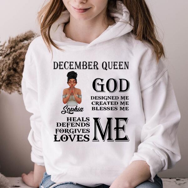 December Birthday Shirt, Custom Birthday Shirt, Queens Born In December, December Birthday Gifts, December Birthday Gifts