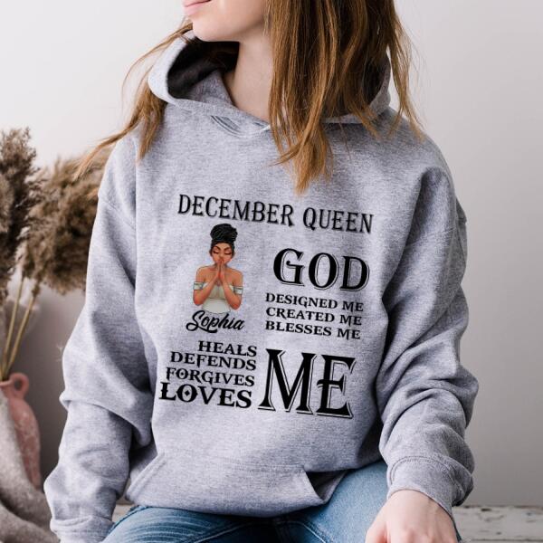 December Birthday Shirt, Custom Birthday Shirt, Queens Born In December, December Birthday Gifts, December Birthday Gifts