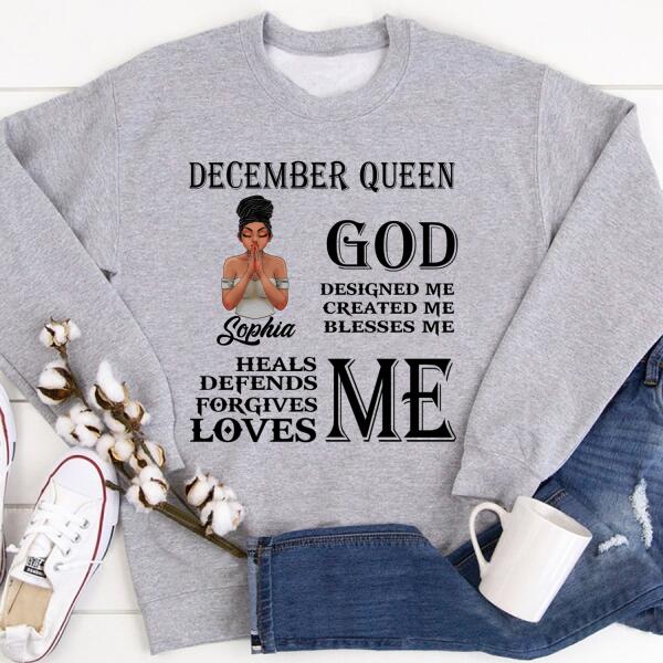 December Birthday Shirt, Custom Birthday Shirt, Queens Born In December, December Birthday Gifts, December Birthday Gifts