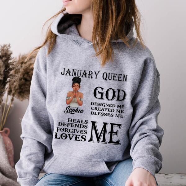 January Birthday Shirt, Custom Birthday Shirt, Queens Born In January, January Birthday Gifts, January Birthday Gifts