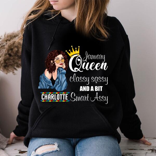January Birthday Shirt, Custom Birthday Shirt, Queens Born In January, January Birthday Gifts, January Birthday Gifts