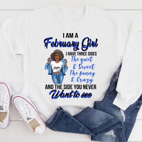 February Birthday Shirt, Custom Birthday Shirt, Queens Born In February, February Birthday Gifts, February Birthday Gifts