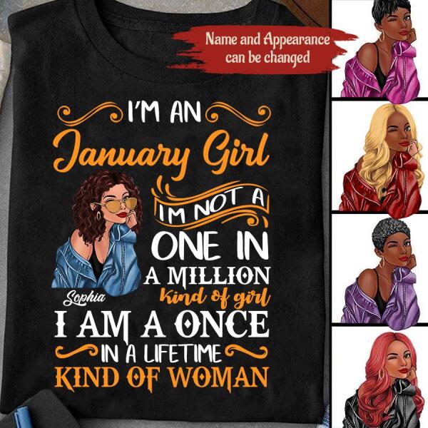 January Birthday Shirt, Custom Birthday Shirt, Queens Born In January, January Birthday Gifts, January Birthday Gifts
