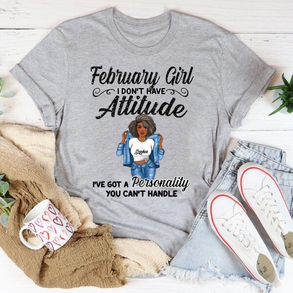 February Birthday Shirt, Custom Birthday Shirt, Queens Born In February, February Birthday Gifts, February Birthday Gifts