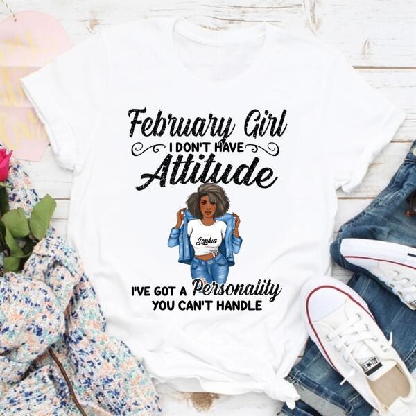 February Birthday Shirt, Custom Birthday Shirt, Queens Born In February, February Birthday Gifts, February Birthday Gifts