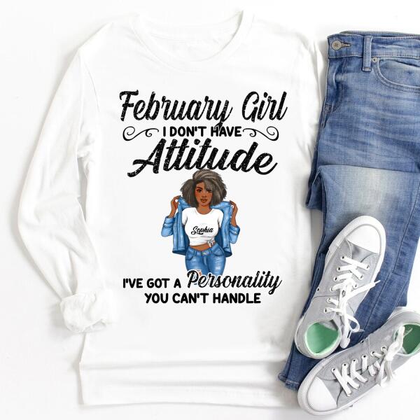 February Birthday Shirt, Custom Birthday Shirt, Queens Born In February, February Birthday Gifts, February Birthday Gifts