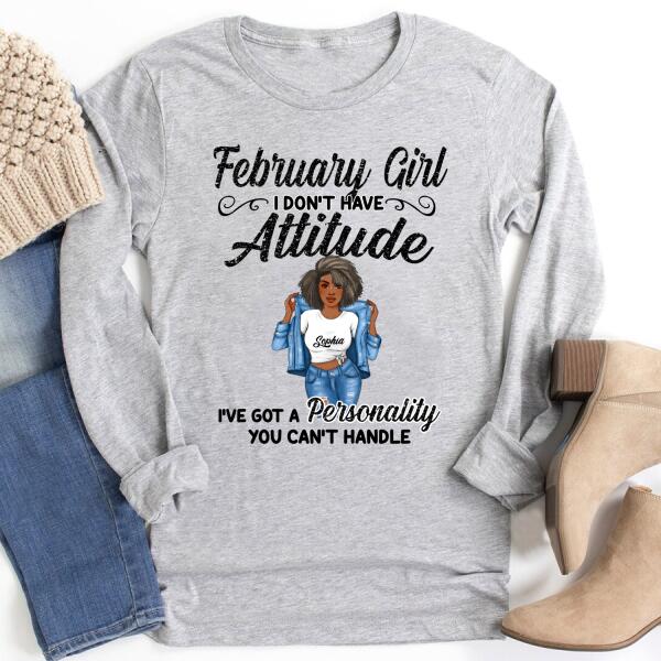 February Birthday Shirt, Custom Birthday Shirt, Queens Born In February, February Birthday Gifts, February Birthday Gifts