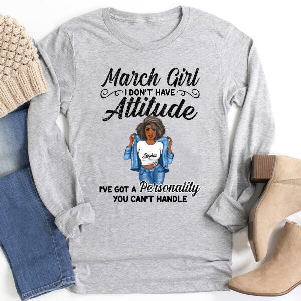 March Birthday Shirt, Custom Birthday Shirt, Queens Born In March, March Birthday Gifts, March Birthday Gifts