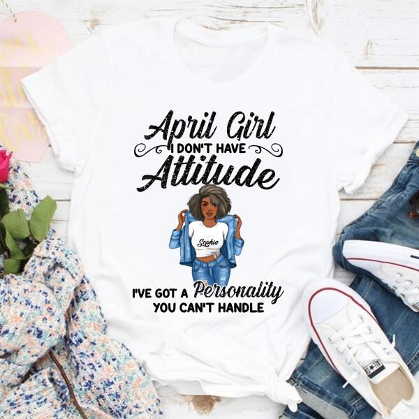 April Birthday Shirt, Custom Birthday Shirt, Queens Born In April, April Birthday Gifts, April Birthday Gifts