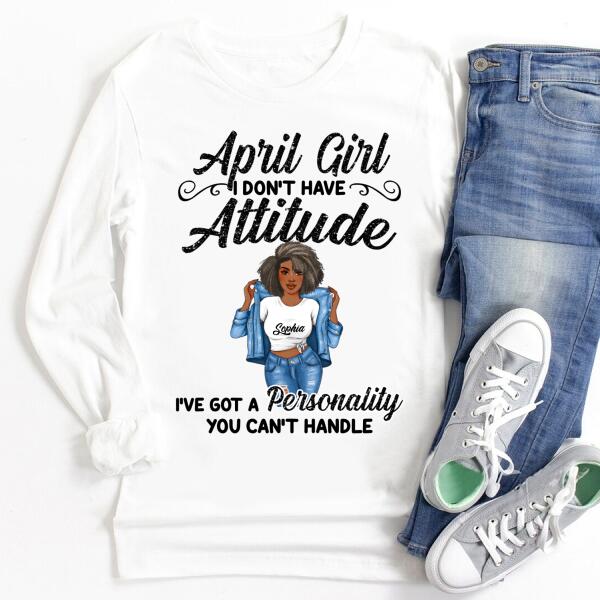 April Birthday Shirt, Custom Birthday Shirt, Queens Born In April, April Birthday Gifts, April Birthday Gifts