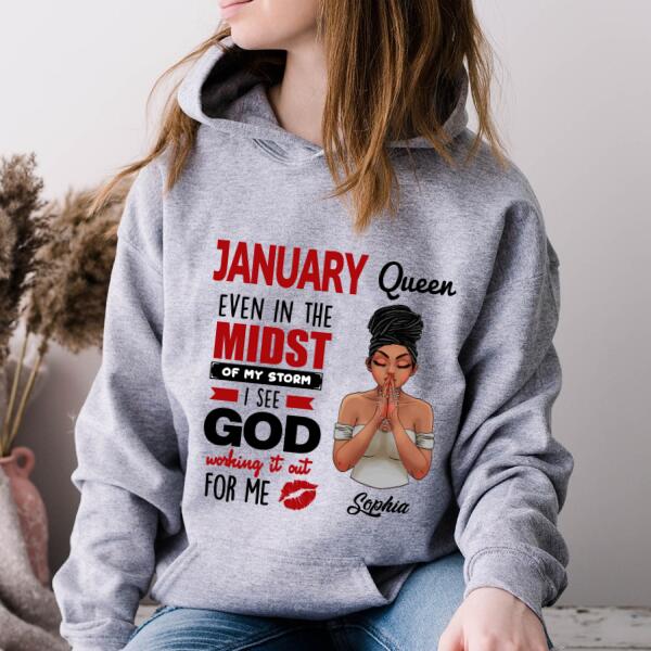 January Birthday Shirt, Custom Birthday Shirt, Queens Born In January, January Birthday Gifts, January Birthday Gifts