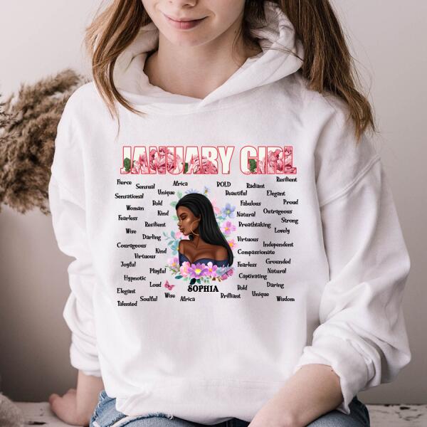 January Birthday Shirt, Custom Birthday Shirt, Queens Born In January, January Birthday Gifts, January Birthday Gifts