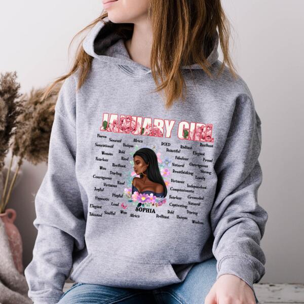 January Birthday Shirt, Custom Birthday Shirt, Queens Born In January, January Birthday Gifts, January Birthday Gifts