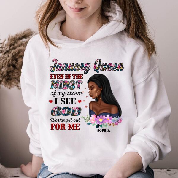 January Birthday Shirt, Custom Birthday Shirt, Queens Born In January, January Birthday Gifts, January Birthday Gifts