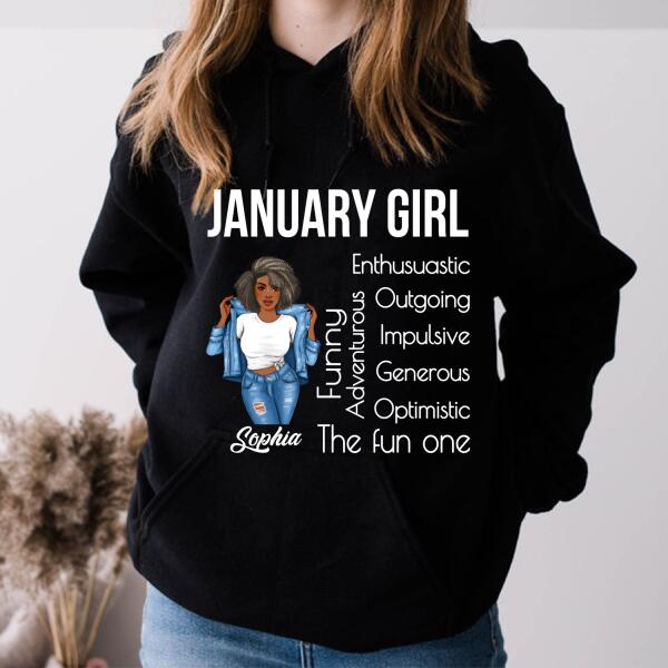 January Birthday Shirt, Custom Birthday Shirt, Queens Born In January, January Birthday Gifts, January Birthday Gifts