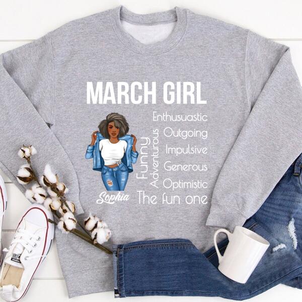 March Birthday Shirt, Custom Birthday Shirt, Queens Born In March, March Birthday Gifts, March Birthday Gifts