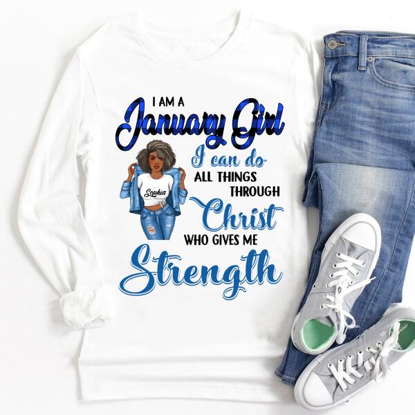 January Birthday Shirt, Custom Birthday Shirt, Queens Born In January, January Birthday Gifts, January Birthday Gifts