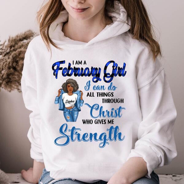 February Birthday Shirt, Custom Birthday Shirt, Queens Born In February, February Birthday Gifts, February Birthday Gifts