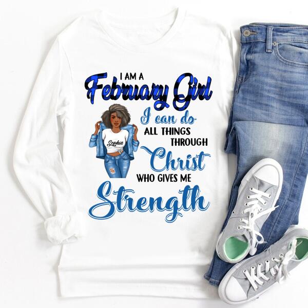 February Birthday Shirt, Custom Birthday Shirt, Queens Born In February, February Birthday Gifts, February Birthday Gifts