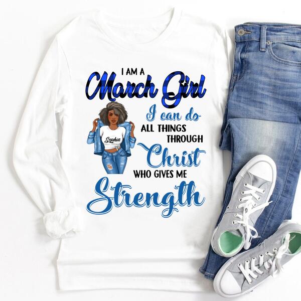 March Birthday Shirt, Custom Birthday Shirt, Queens Born In March, March Birthday Gifts, March Birthday Gifts