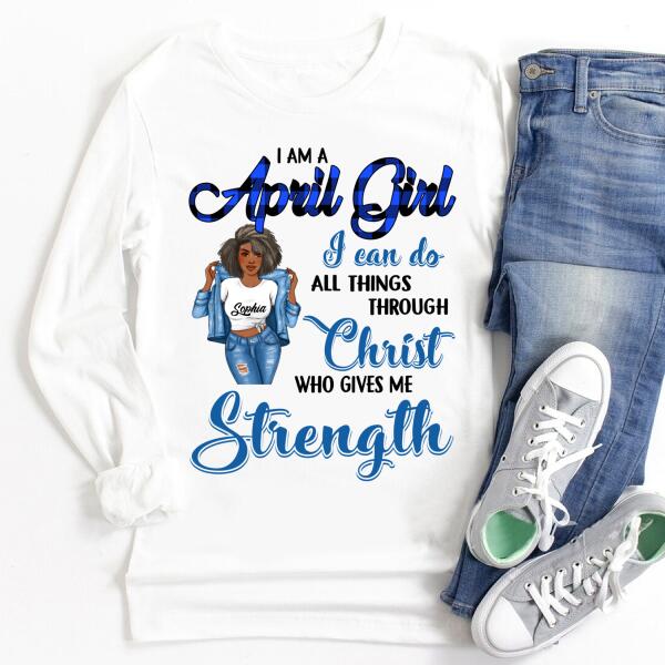 April Birthday Shirt, Custom Birthday Shirt, Queens Born In April, April Birthday Gifts, April Birthday Gifts