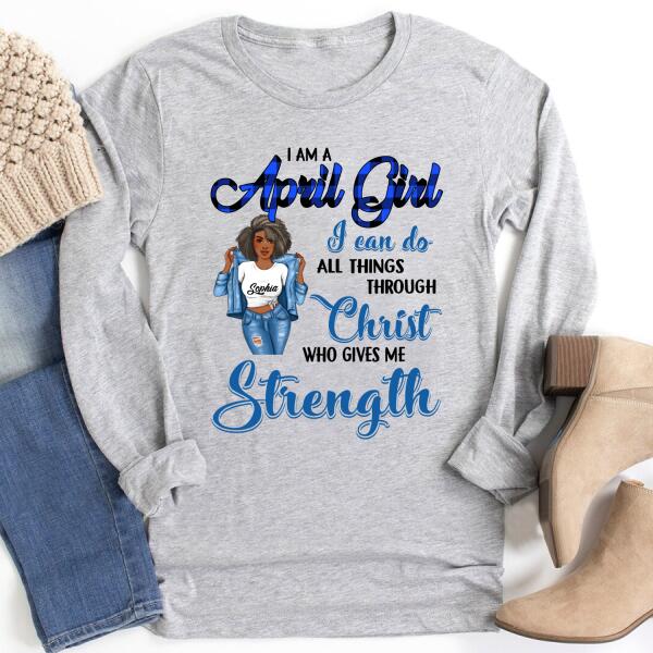 April Birthday Shirt, Custom Birthday Shirt, Queens Born In April, April Birthday Gifts, April Birthday Gifts