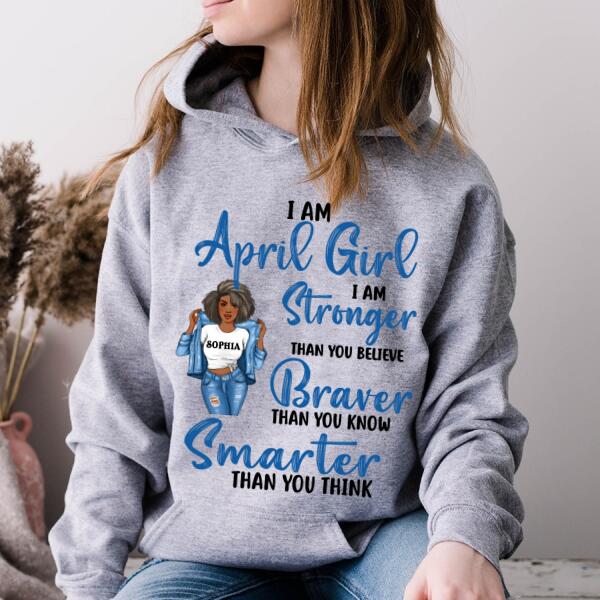 April Birthday Shirt, Custom Birthday Shirt, Queens Born In April, April Birthday Gifts, April Birthday Gifts